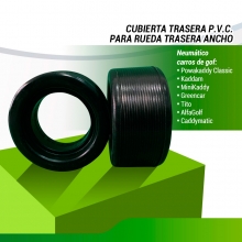 CUBIERTA TRASERA ANCHA PVC