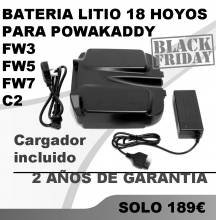 BATERIA DE LITIO PARA POWAKADDY MODELOS FW C2 CON CARGADOR