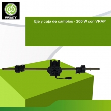 EJE TRASERO  ENGRANAJES MOTOR 230W INFINITY PRO TOUR