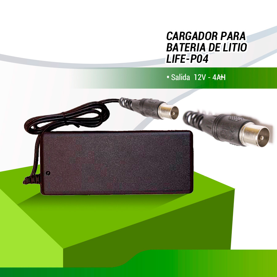 CARGADOR BATERIA LITIO 14,4v / 14,6v MODELOS LiFe-P04