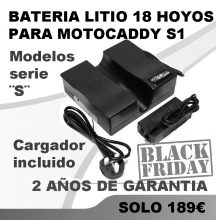 CADDY CELL, PARA MOTOCADDY SERIE S  18 HOYOS CON CARGADOR