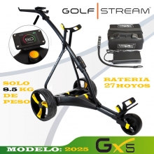 GOLFSTREAM GX5 BATERIA DE 18 HOYOS  CON FRENO ELECTRICO