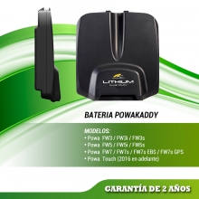 BATERIA DE LITIO POWAKADDY FW  ESTANDAR  PLUG N PLAY (18 hoyos) modelos FW
